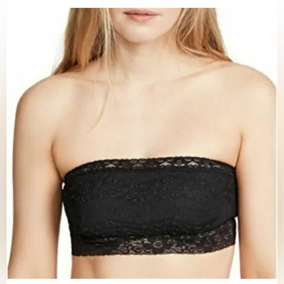 Free People Other - Free people Scallop Lace Bandeau Bralette XS Unpadded Bra